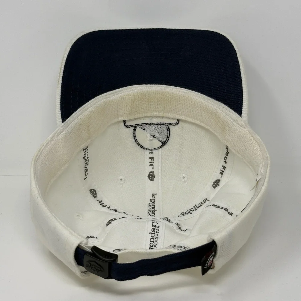 Portland Golf Club 2003 Guest Classic Golf Hat‎ White Navy Blue Adjustable Strap